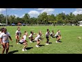 Cheer chant during youth football game