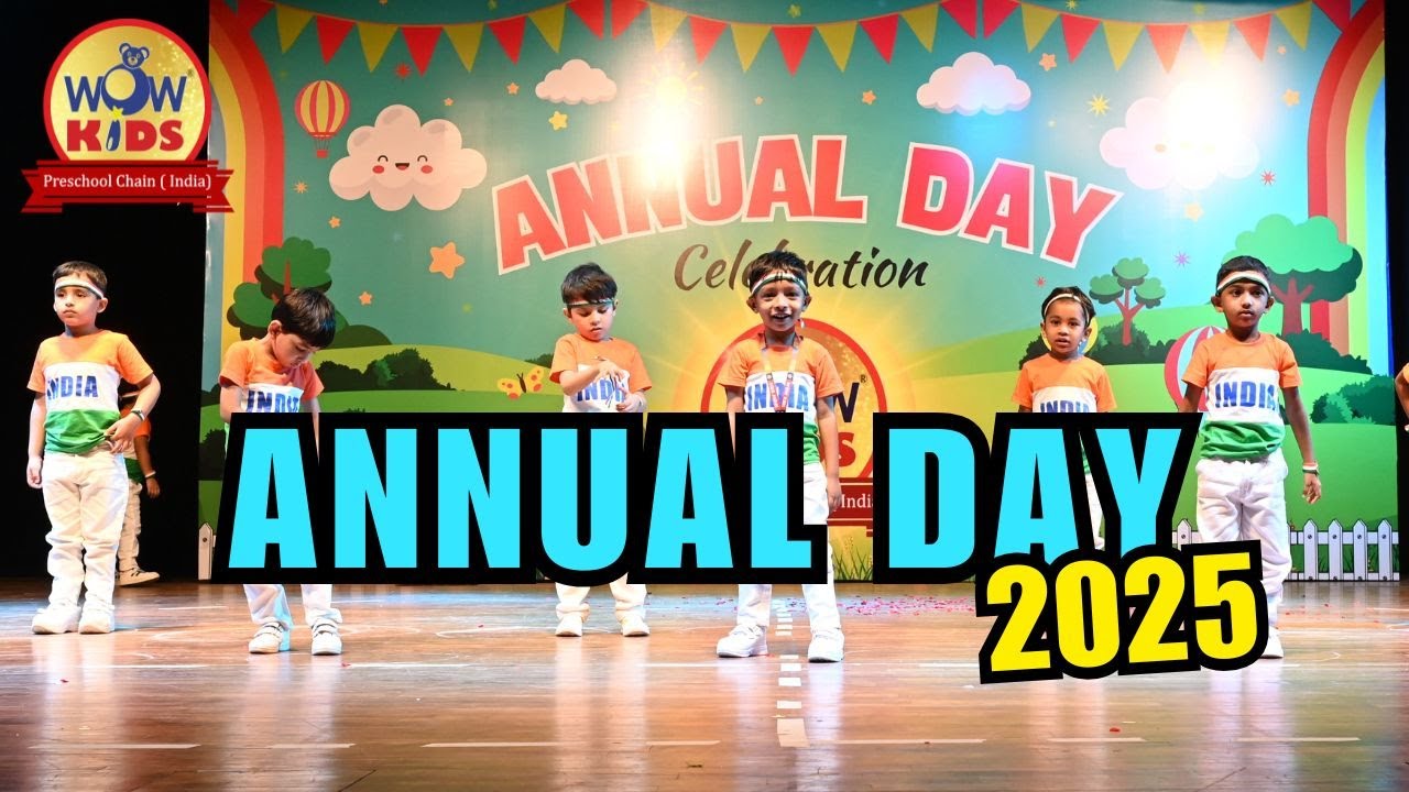LKG Dance Performance | India Wale & Jai Ho | WowKids Preschool Annual ...