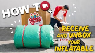 How to receive and unbox your commercial inflatable