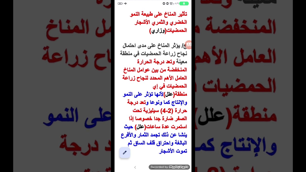 الفصل الخامس عشر إنتاج فاكهة (هاني الحميري)