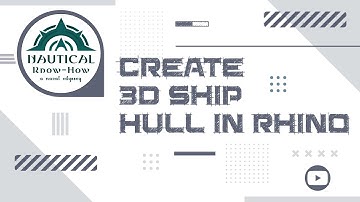 Create 3D Ship Hull in Rhino [ From Offset Table ]