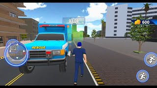 🚑Ambulance Game 3d | City Emergency Rescue Simulator Android Gameplay screenshot 4