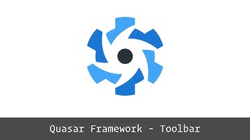 Quasar Framework - Toolbar