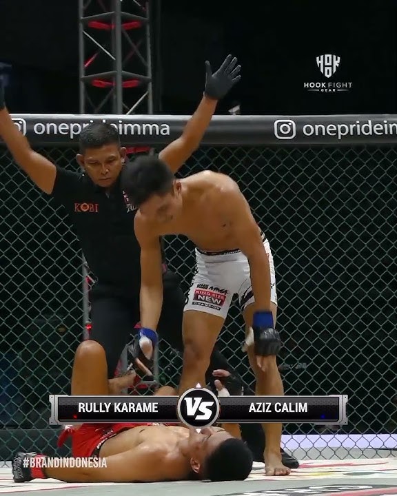 Kuncian Leher!! Aziz Calim Berhasil Memenangkan Pertandingan dengan Submisson di Ronde Pertama.