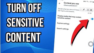 How To Turn Off Twitter (X) Sensitive Content Settings