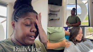 VLOG | Client Cancelled on me🤦🏾‍♀️+This 1 product will give you the perfect Silkpress “Everytime”