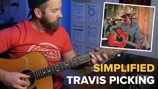 How to Fingerpick ANY Song the Easy Way (Key of C) — feat. Pancho & Lefty, Graceland, and Simple Man