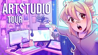 Digital ART Studio Tour | my cozy setup & how I make my videos🌸✨