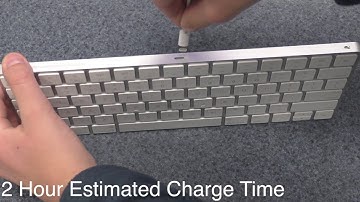 How to charge an Apple keyboard or mouse