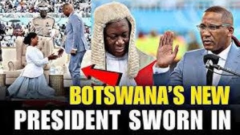 LIVE : Unseen Scenes of Botswana President Duma G. Boko inauguration ceremony