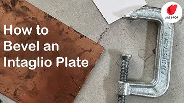How to Bevel & Polish a Copper Plate for Intaglio Printmaking: Step by Step