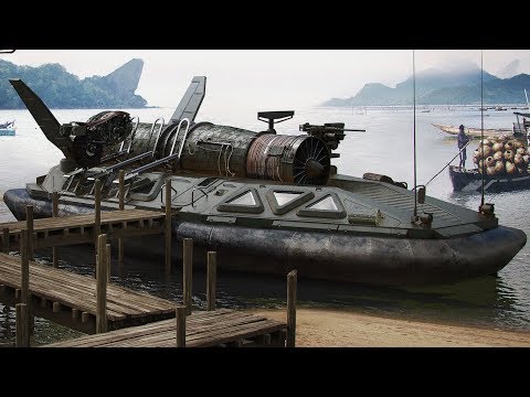10 Невероятных Кораблей на Воздушной Подушке