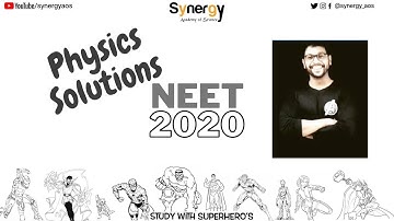 Physics NEET 2020 Solution | Colour Code of a Resistor | Synergy Academy of science