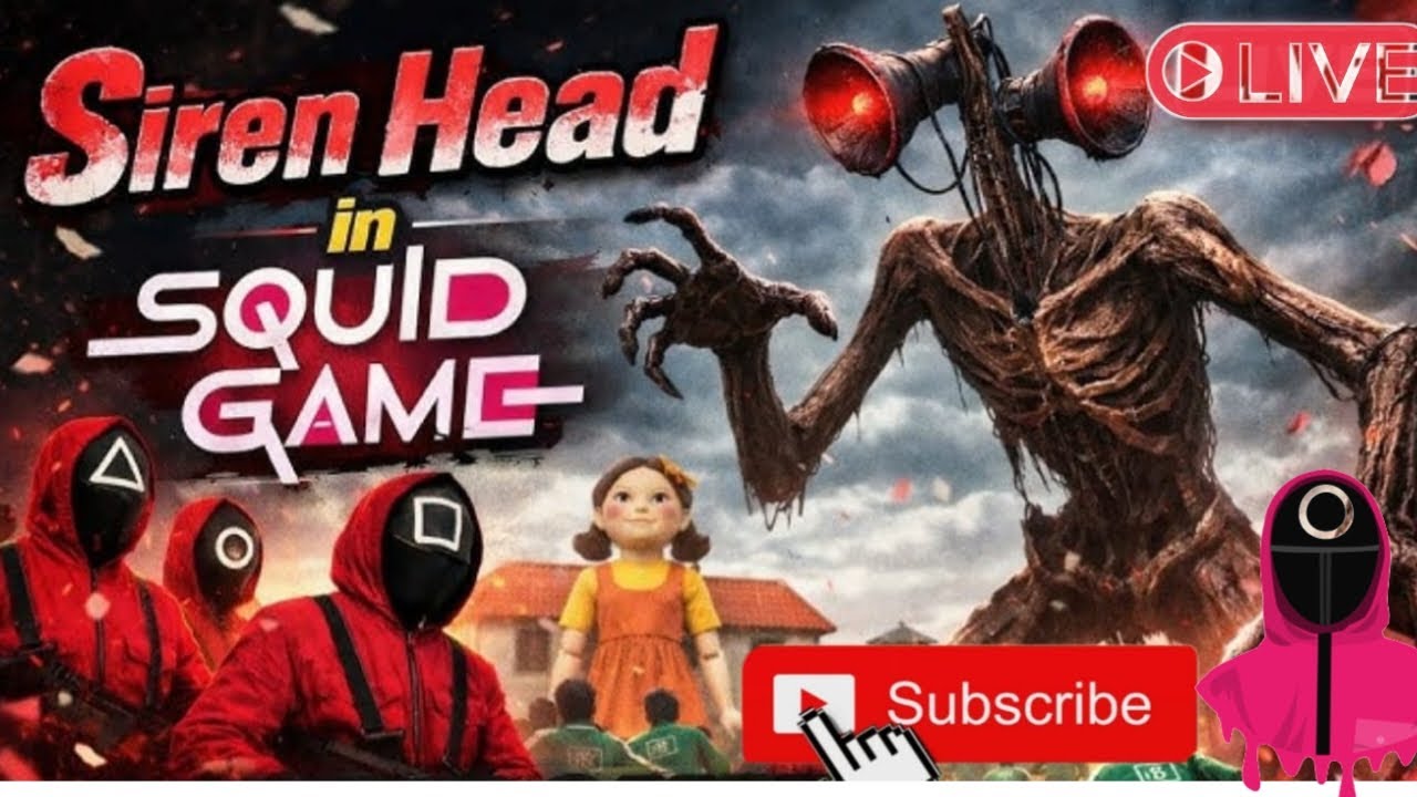 🎮 Scary siren Squid Game Live 🔴 Red Light 🟢 Green Light Live || gameplay || 