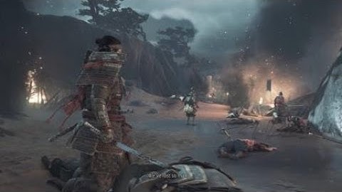 PS4 slim | Ghost of Tsushima Opening Scene