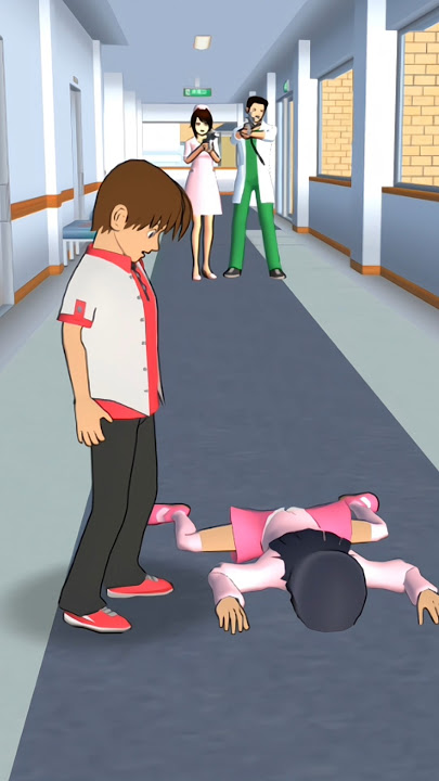 Mereka melarikan diri dari rumah sakit 😰#sakuraschoolsimulator #shorts #shortvideo #sakura