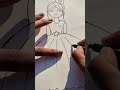 how to draw a beautiful girl #viral #art #easylearning #art #fun #naruto #painting