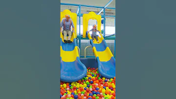 Blippi And Layla Go Down The Slide Shorts 