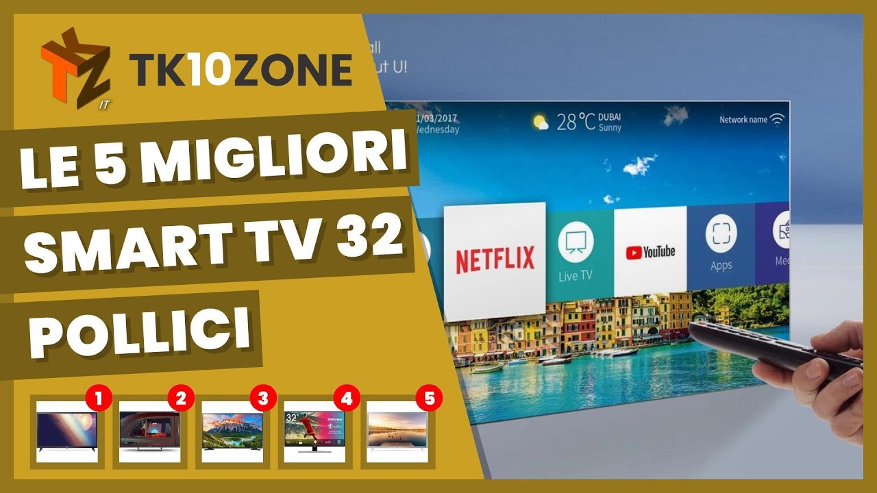 Le 5 migliori smart TV 32 pollici - YouTube