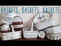 Baskets, baskets, baskets • Transform & up-cycle items
