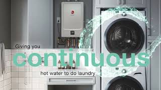 Rheem® IKONIC™ Super High Efficiency Tankless Gas Water Heater