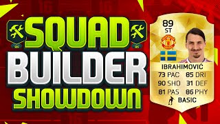 FIFA 16 SQUAD BUILDER SHOWDOWN!!! MAN UNITED IBRAHIMOVIC!!! Transfers Zlatan Squad Builder Duel