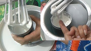 दूध मलाई से व्हिप्प  क्रीम   ( मक्खन नही ) बनाने के सारे राज इस विडियो में देखे / So Easy