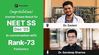 How Dr. Sanket Jena Secured NEET SS Rank 73 | Candid Interview with Dr. Sandeep Sharma 🔥