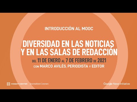 Introducción al MOOC: Diversidad en las noticias y en las salas de redacción final