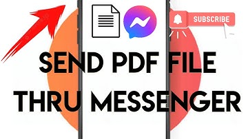 How to Send File Using Facebook Messenger in Mobile App // Easy Tutorial