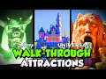 Top Disney and Universal Walkthrough Attractions