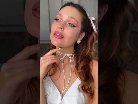 Нежный тренд Coquette makeup🎀🤍 идеальный макияж на 14 февраля