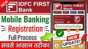 idfc mobile banking registration 2025 | How to register idfc first bank mobile banking,@ssmsmarttech