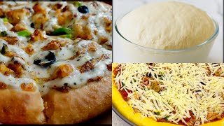 Pizza Dough Recipe Perfect Measurement Pizza Dough recipe pizza Dough Banane ka Tarika￼