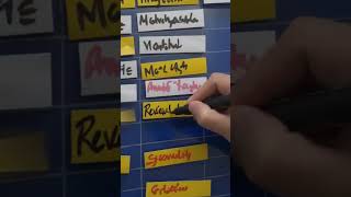 Magnetic Daily Update Board by bhawna crafts studio #viral #trendingshorts #office #shorts