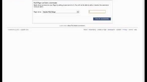 How to change your facebook URL (aka facebook username) on your business page