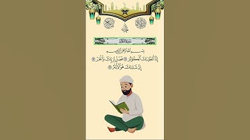 سوره کوثر | تلاوت زیبای قرآنسورۃ الکوثر قرآنِ کریم کی دلکش تلاوت