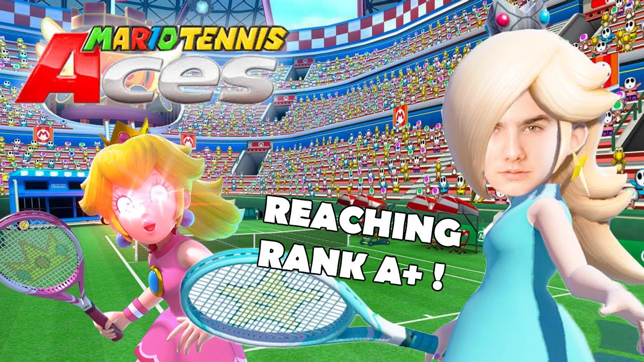 Zane Carney tries to reach rank A+ in Mario Tennis!