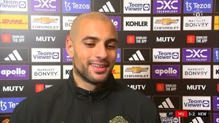 Sofyan Amrabat Interview | Manchester United 3-2 Newcastle United