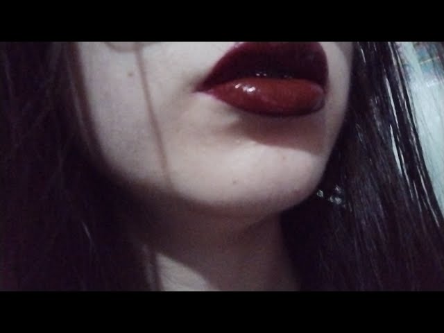 Asmr lens licking