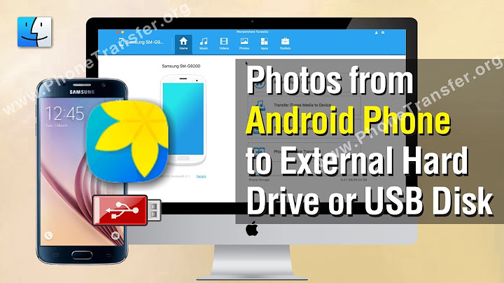 How to transfer photos from android to external hard drive