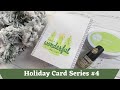 #1 BEST and Cheapest Embellishment for Your Craft Projects - Holiday Card Series #4