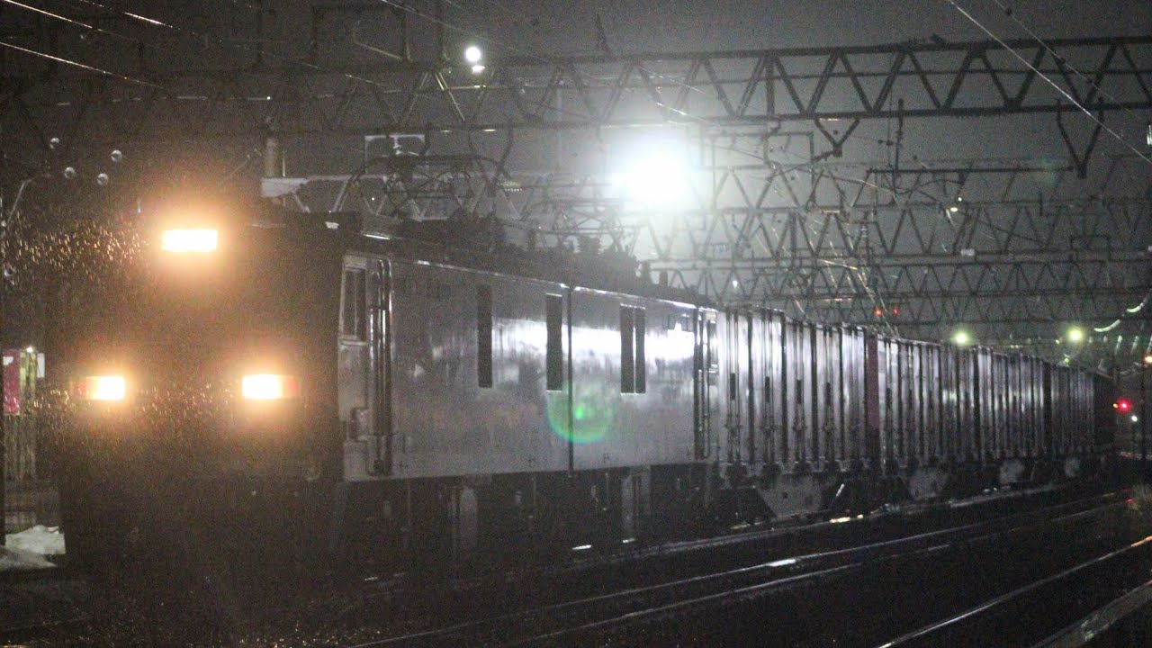 EH500-31+コキ20車南長岡発車 2080レ