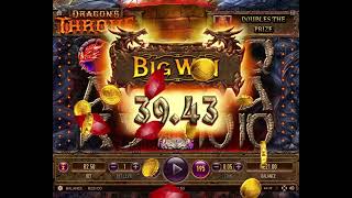 SOME FANTASTIC LINE HITS - R100 GAME PLAY - DRAGON THRONE Online SLOTS