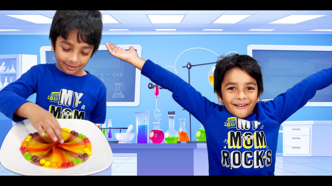 Skittles experiment - Cool Science for Kids - YouTube