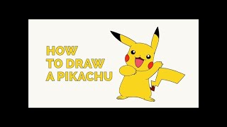 How To Draw A Pikachu | Pikachu Drawing