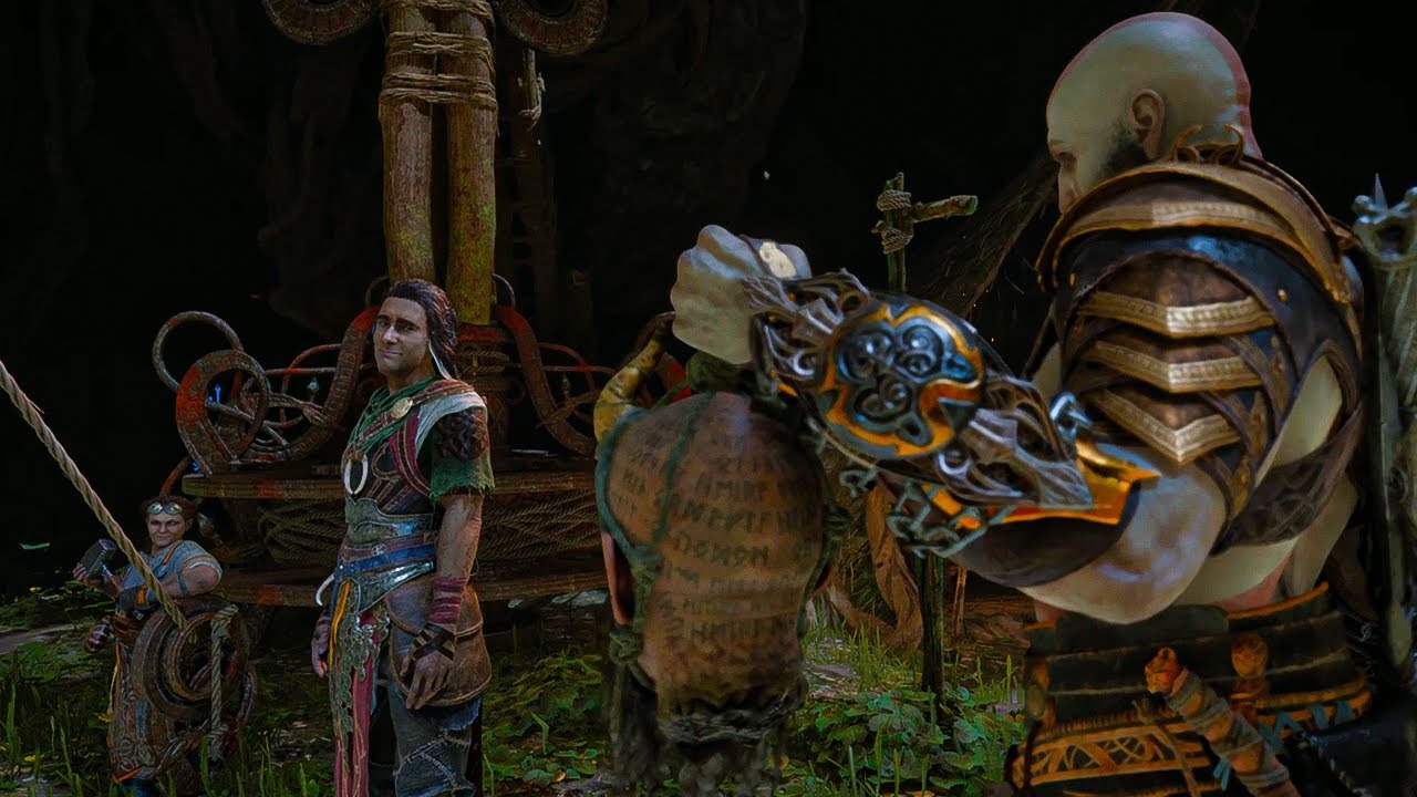 Кратос встречает Фрейра – Бог войны Рагнарёк