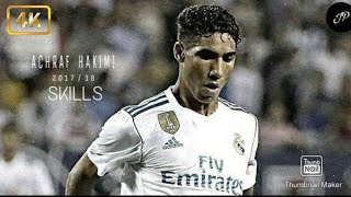 • Achraf Hakimi • Skills & goals Real Madrid (2017/2018)