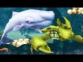 BIGGEST MOBY DICK  Vs Boss CRAB -  Hungry Shark Evolution
