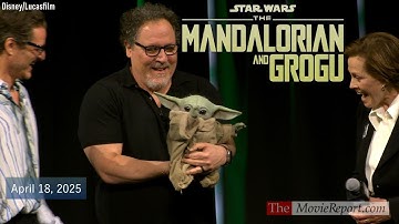 THE MANDALORIAN AND GROGU Pedro Pascal, Sigourney Weaver at Star Wars Celebration - April 18,2025 4K